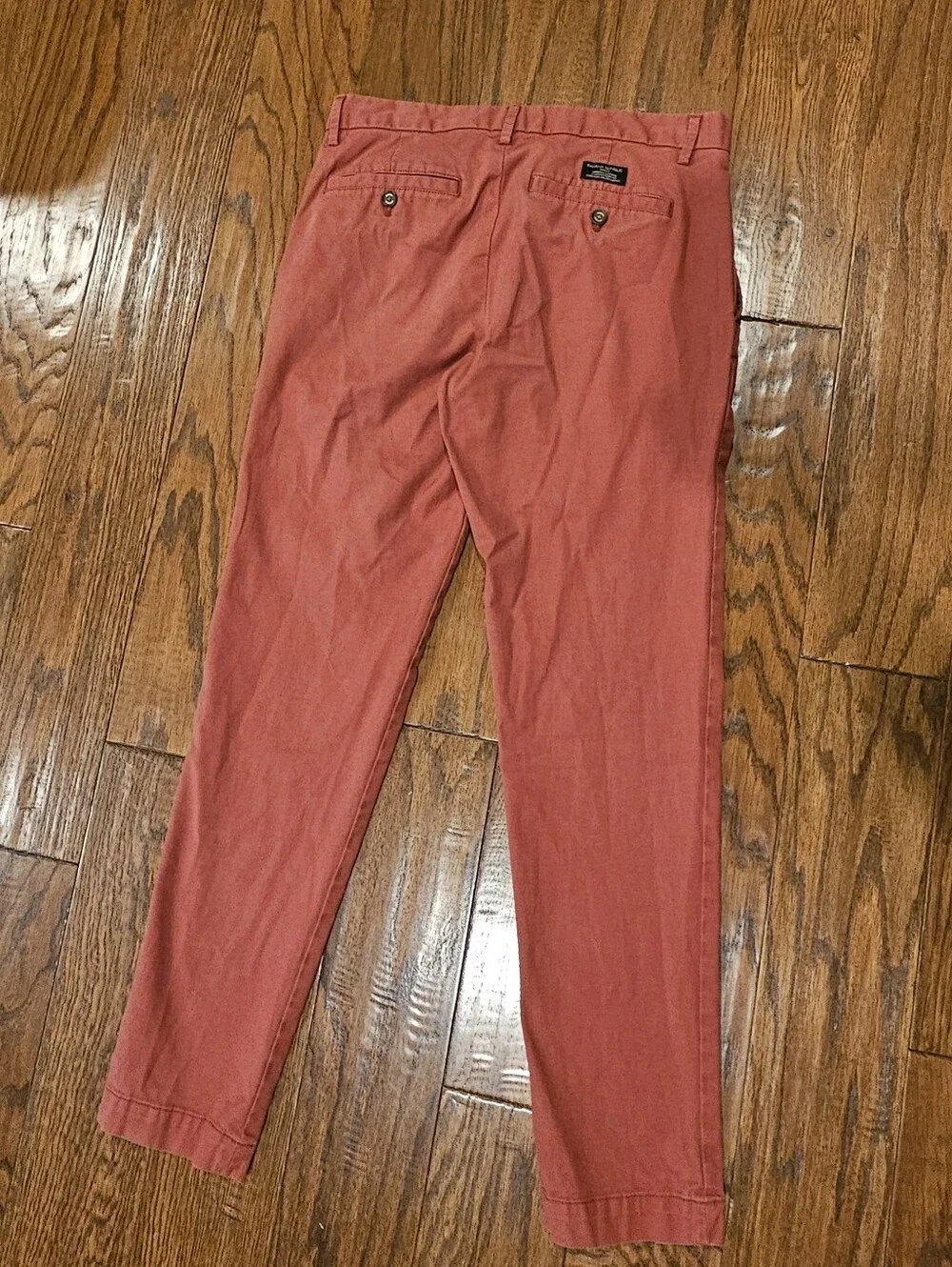 Banana Republic Mens Mason Chino Pants Stretch SoHo Rust - 31x32
